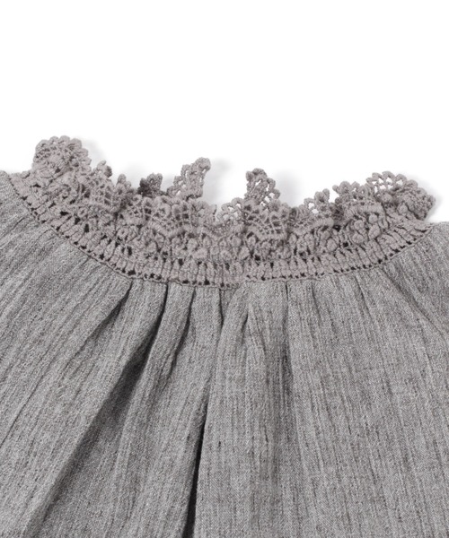 studio CLIP（スタディオクリップ）の「スタンドカラー付け襟（付け襟・レディース・ブルー/アイボリー/ベージュ/グレー・FREE）」の13枚目の写真