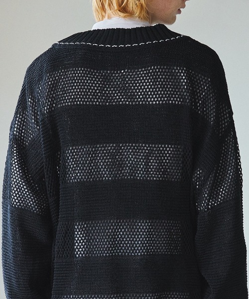 美品✨UNITED TOKYO　ユナイテッドトウキョウ　サマーカーディガン　M UNITED TOKYO（ユナイテッドトウキョウ）の「メッシュオーバー