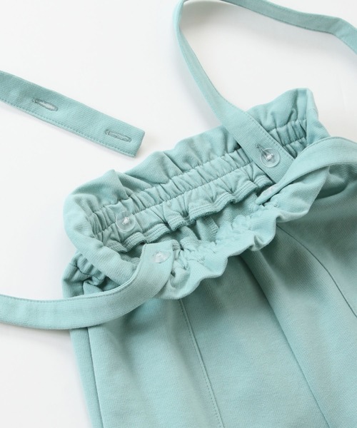 ikka（イッカ）の「防汚加工サス付きワイドパンツ（120~160cm）（その他パンツ・キッズ・ベージュ/ミント・120/130/140/150/160）」の9枚目の写真