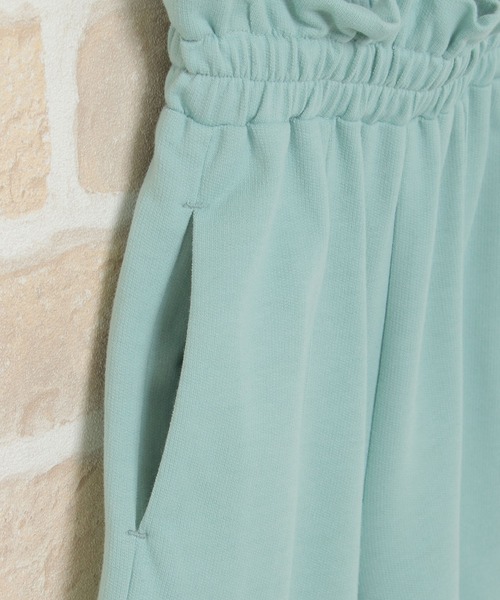 ikka（イッカ）の「防汚加工サス付きワイドパンツ（120~160cm）（その他パンツ・キッズ・ベージュ/ミント・120/130/140/150/160）」の4枚目の写真