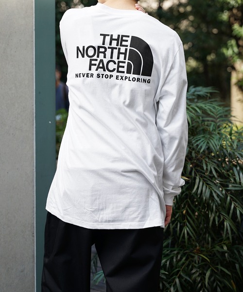 THE NORTH FACE(ザノースフェイス)の「THE NORTH FACE/ザ・ノースフェイス M L/S THROWBACK TEE ロンT(Tシャツ/カットソー・メンズ・ブラック×ホワイト/ホワイト×ブラック・M/L/XL/S)」の22枚目の写真