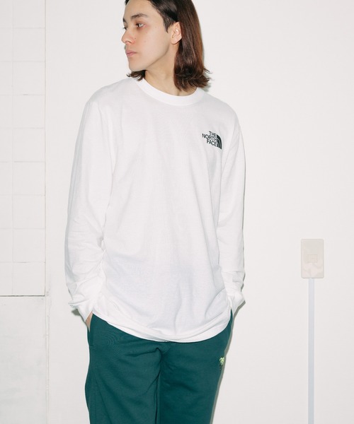 THE NORTH FACE(ザノースフェイス)の「THE NORTH FACE/ザ・ノースフェイス M L/S THROWBACK TEE ロンT(Tシャツ/カットソー・メンズ・ブラック×ホワイト/ホワイト×ブラック・M/L/XL/S)」の5枚目の写真