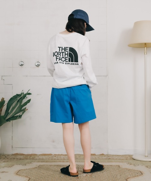 THE NORTH FACE(ザノースフェイス)の「THE NORTH FACE/ザ・ノースフェイス M L/S THROWBACK TEE ロンT(Tシャツ/カットソー・メンズ・ブラック×ホワイト/ホワイト×ブラック・M/L/XL/S)」の8枚目の写真