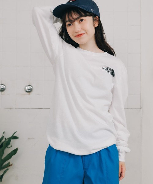 THE NORTH FACE(ザノースフェイス)の「THE NORTH FACE/ザ・ノースフェイス M L/S THROWBACK TEE ロンT(Tシャツ/カットソー・メンズ・ブラック×ホワイト/ホワイト×ブラック・M/L/XL/S)」の11枚目の写真