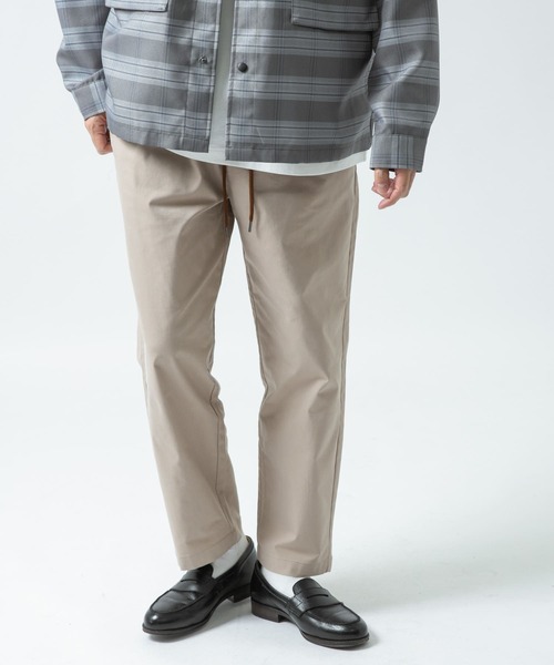 ITEMS URBANRESEARCH（アイテムズ アーバンリサーチ）の「TC ウエストリブパンツ（その他パンツ・メンズ・ブラウン/ベージュ/ブラック・LARGE/MEDIUM）」の14枚目の写真