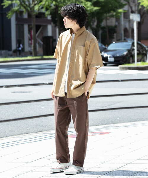 ITEMS URBANRESEARCH（アイテムズ アーバンリサーチ）の「TC ウエストリブパンツ（その他パンツ・メンズ・ブラウン/ベージュ/ブラック・LARGE/MEDIUM）」の10枚目の写真