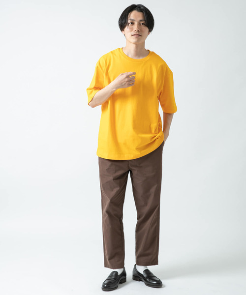 ITEMS URBANRESEARCH（アイテムズ アーバンリサーチ）の「TC ウエストリブパンツ（その他パンツ・メンズ・ブラウン/ベージュ/ブラック・LARGE/MEDIUM）」の13枚目の写真