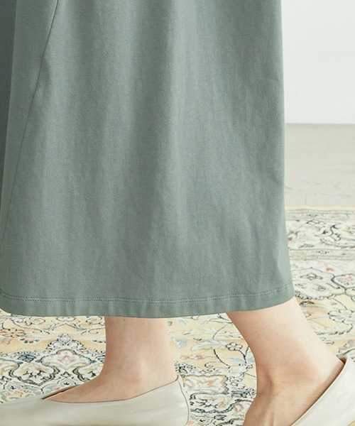 ONIGIRI（オニギリ）の「Tシャツワンピース（ワンピース・レディース・チャコール/ベージュ/ターコイズブルー・MEDIUM/LARGE）」の15枚目の写真