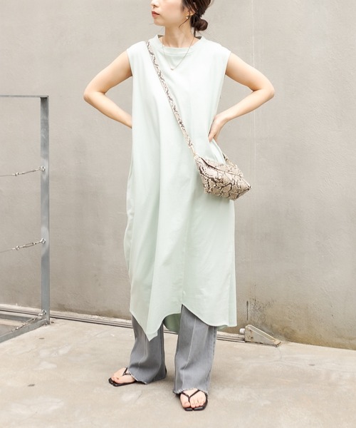 Web限定 汗ジミ防止裾アシメワンピース ワンピース Capricieux Le Mage カプリシューレマージュ のファッション通販 Zozotown