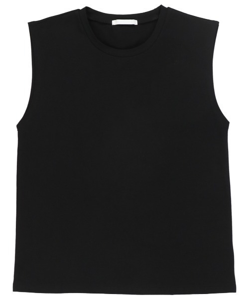 SPINNS（スピンズ）の「【10色展開】ノースリーブカットソー（タンクトップ・レディース・ホワイト/ブラック/ベージュ/ネイビー/ブラウン/カーキ/オレンジ/ブルー/グリーン/グリーン系その他・ONESIZE）」の12枚目の写真