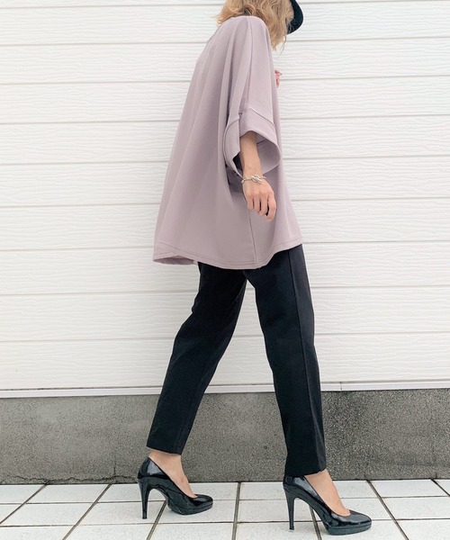 Q（キュー）の「フェイクレザーベレー（ハンチング/ベレー帽・レディース・ブラック/グレー・ONE SIZE）」の6枚目の写真