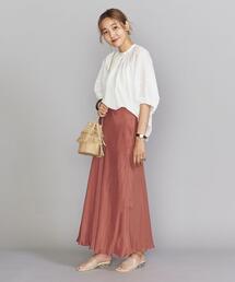 BEAUTY&YOUTH UNITED ARROWS | BY キュプラマーメードフレアスカート 21SS 2(スカート)