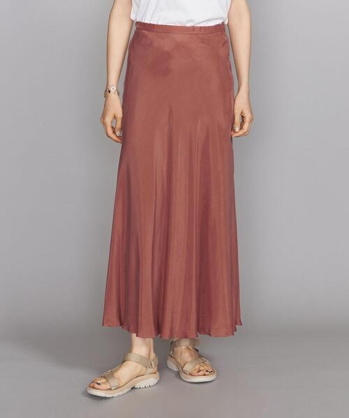 BEAUTY&YOUTH UNITED ARROWS(ビューティーアンドユースユナイテッドアローズ)の「BY キュプラマーメイドフレアスカート 21SS 2(スカート・レディース・オリーブ/ピンク/イエロー・SMALL/MEDIUM/LARGE)」の8枚目の写真