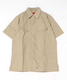 【RED KAP】MEN'S SHORT SLEEVE SOLID RIP STOP SHIRT(UN)