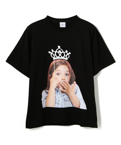 Acme De La Vie アクメドラビ Adlv Baby Face Short Sleeve T Shirt Black Tiara Tシャツ カットソー L H P エルエイチピー のファッション通販 Zozotown