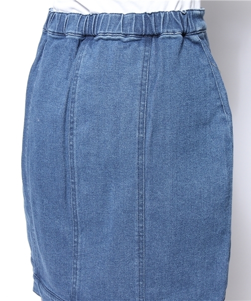 Kastane(カスタネ)の「【Kastane】前開きデニムスカート(スカート・レディース・ライトブルー/アイボリー/ブラック・FREE)」の11枚目の写真