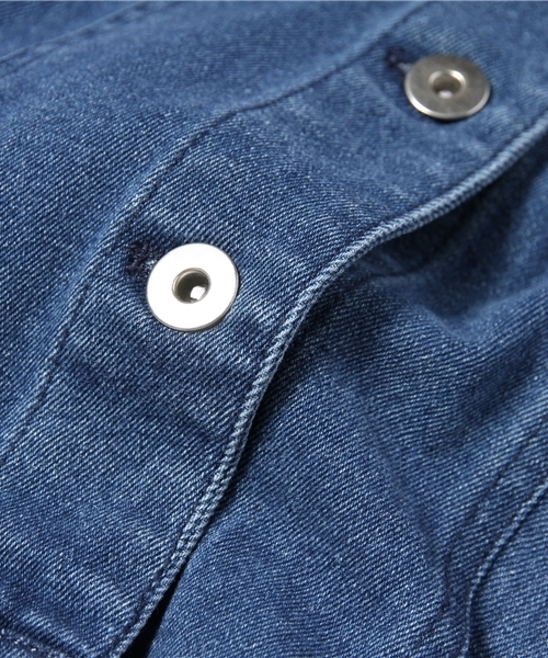 Kastane(カスタネ)の「【Kastane】前開きデニムスカート(スカート・レディース・ライトブルー/アイボリー/ブラック・FREE)」の14枚目の写真