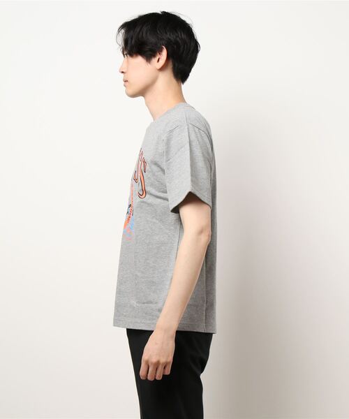 Bling Leads（ブリングリーズ）の「Bling leads/天竺半袖クルーN/Tee（Tシャツ/カットソー・メンズ・ブラック/グレー/ブルー・MEDIUM/LARGE）」の5枚目の写真