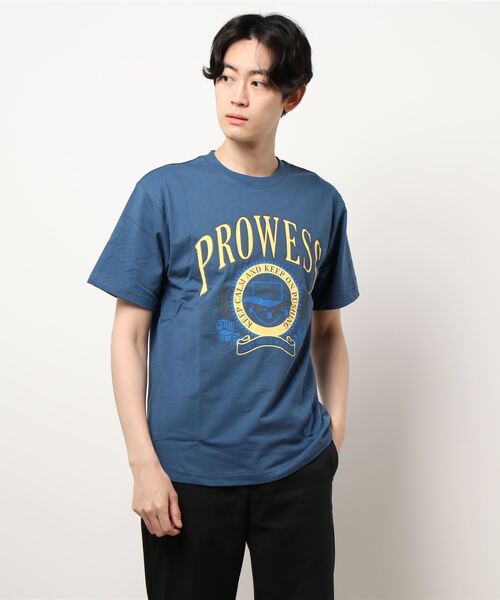 Bling Leads（ブリングリーズ）の「Bling leads/天竺半袖クルーN/Tee（Tシャツ/カットソー・メンズ・ブラック/グレー/ブルー・MEDIUM/LARGE）」の8枚目の写真