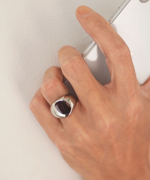 dictionary（ディクショナリー）の「【 DICTIONARY / ディクショナリー 】 スクエア リング（リング・メンズ・ブラック系1/シルバー系1/ゴールド系1/ブラック系2/シルバー系2/シルバー系3・15 /17/19/21）」の5枚目の写真