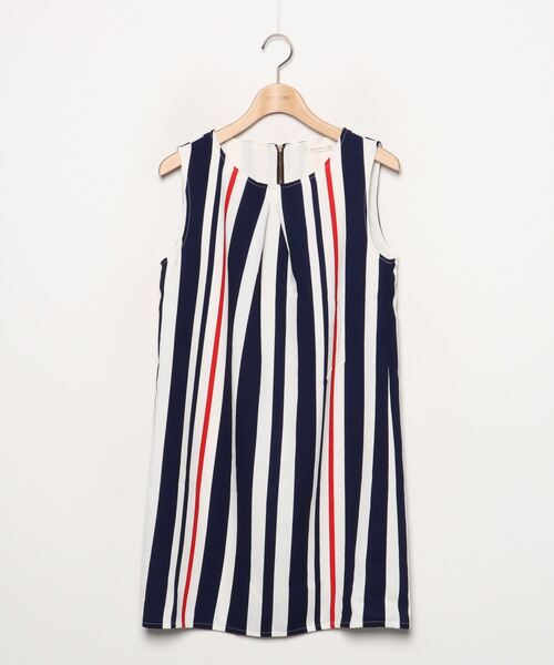 セール ブランド古着 ストライプ柄ノースリーブワンピース ワンピース Simplicite シンプリシテェ のファッション通販 Zozoused