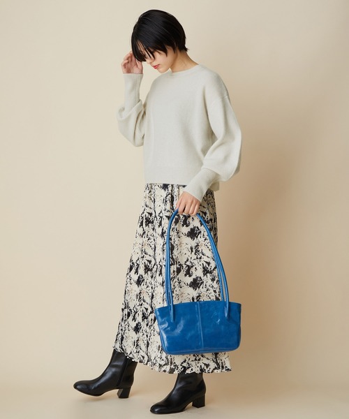 MADEMOISELLE ROPE'(マドモアゼル ロペ)の「FOX混パフスリーブニットプルオーバー(ニット/セーター・レディース・ブラック/オフホワイト/ラベンダー/イエロー系その他・38)」の22枚目の写真