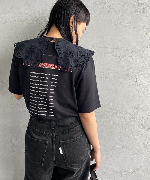 JF Ready Made（ジェイエフレディメイド）の「[Jf Ready Made/ジェイエフレディメイド] コットンレース 2WAY付け襟（付け襟・レディース・ブラック・ONE SIZE）」の3枚目の写真