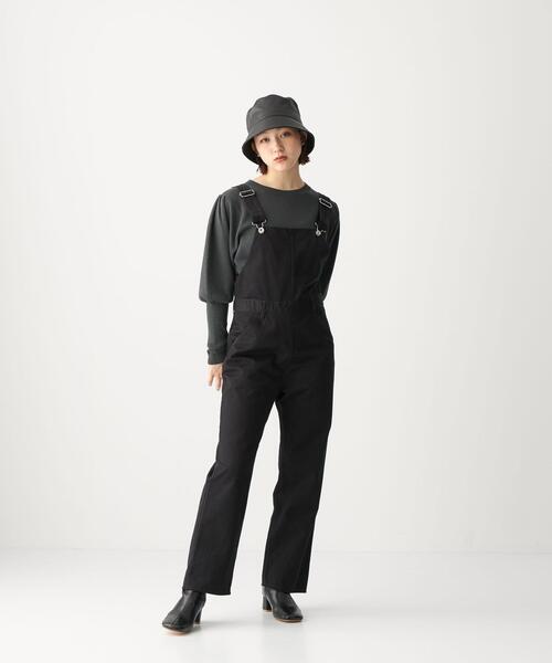 CITEN（シテン）の「＜CITEN（シテン）＞フェイクレザー バケットハット（ハット・レディース・ブラック/オフホワイト・FREE）」の13枚目の写真