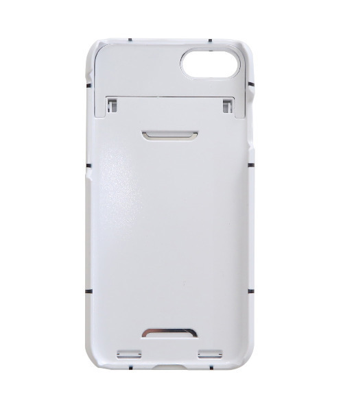 ISOOK（アイスー）の「モノトーンチェック柄カードケース&ミラー付きiPhoneケース（スマホケース/カバー・レディース・ホワイト/ブラック・6/10）」の4枚目の写真