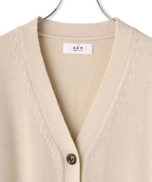 ADAM ET ROPE'（アダムエロペ）の「バルキーニットカーディガン（カーディガン/ボレロ・レディース・ライトグレー/キナリ/ブラウン/ブルー・FREE）」の18枚目の写真