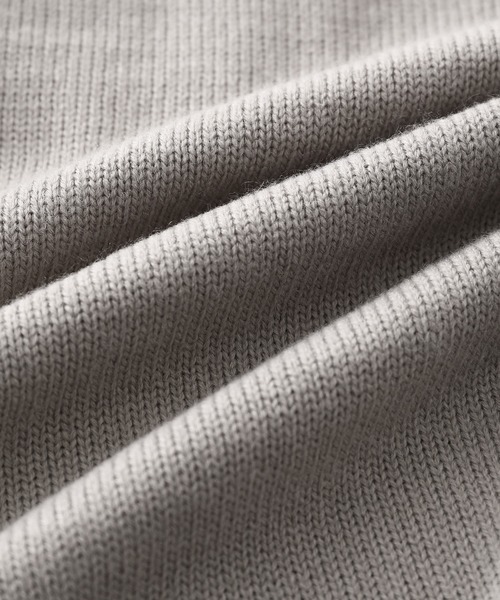 ADAM ET ROPE'（アダムエロペ）の「バルキーニットカーディガン（カーディガン/ボレロ・レディース・ライトグレー/キナリ/ブラウン/ブルー・FREE）」の6枚目の写真