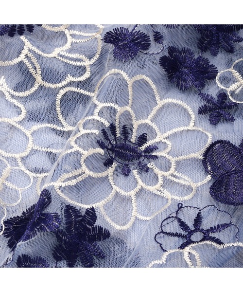 Francfranc（フランフラン）の「チュールバッグ ネイビー×ネイビー（エコバッグ/サブバッグ・レディース・マルチ・FREE）」の5枚目の写真