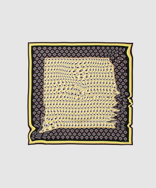 DRIES VAN NOTEN（ドリスヴァンノッテン）の「FAWN 212 Q.3108 M.W.SCARF（ストール/ショール・メンズ・イエロー/バーガンディー/ライラック・ONESIZE）」の2枚目の写真