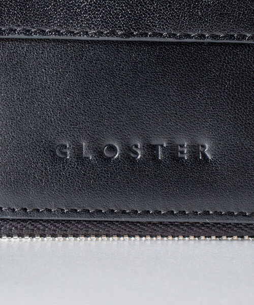 GLOSTER（グロスター）の「【GLOSTER/グロスター】レザーモバイルポシェット（ショルダーバッグ・メンズ・ブラック/ベージュ・FREE）」の12枚目の写真