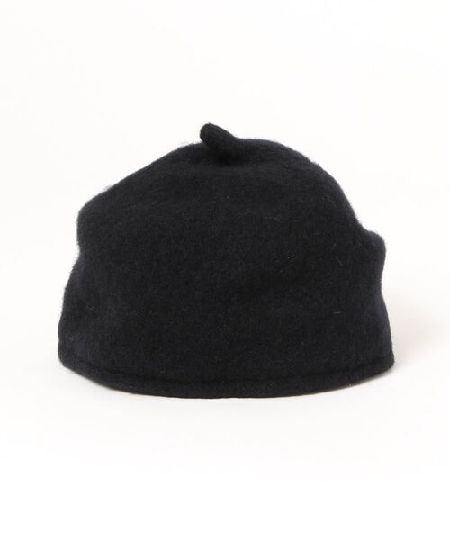 petit main(プティマイン)の「ベビーベレー帽(ハンチング/ベレー帽・キッズ・ライトピンク/ブラック・46cm/48cm)」の3枚目の写真