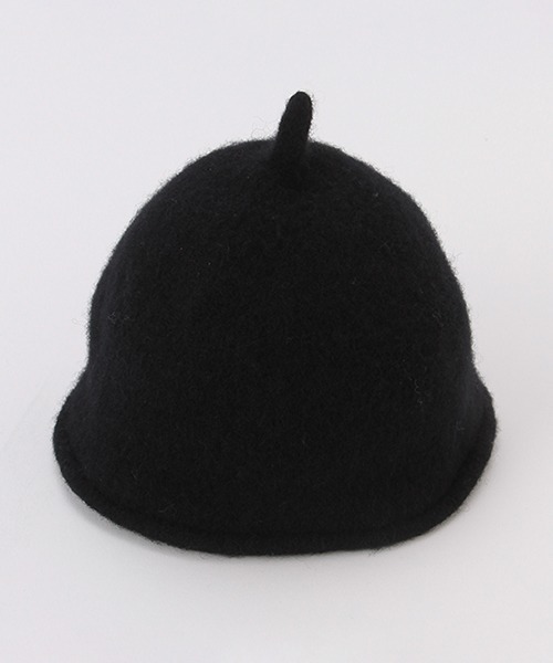 petit main(プティマイン)の「ベビーベレー帽(ハンチング/ベレー帽・キッズ・ライトピンク/ブラック・46cm/48cm)」の5枚目の写真