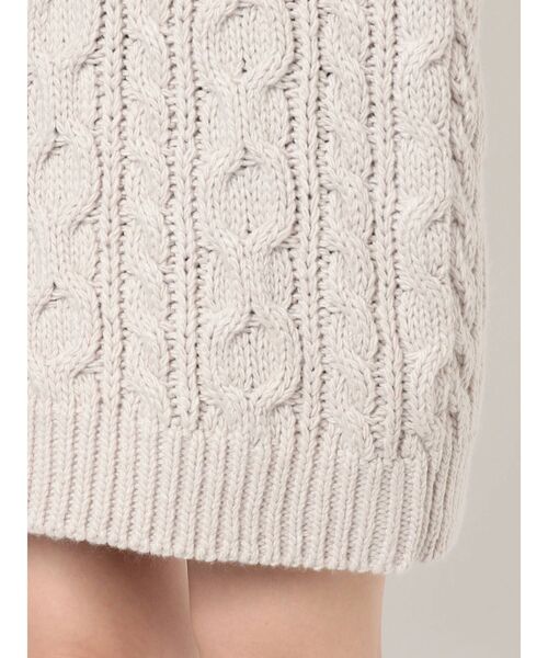 dazzlin（ダズリン）の「2wayフリンジカーデチュニック（カーディガン/ボレロ・レディース・ブラック/ベージュ/モカ・FREE）」の8枚目の写真