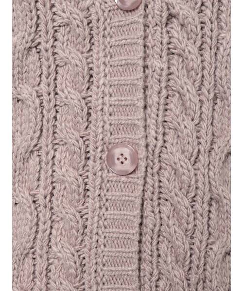 dazzlin（ダズリン）の「2wayフリンジカーデチュニック（カーディガン/ボレロ・レディース・ブラック/ベージュ/モカ・FREE）」の15枚目の写真