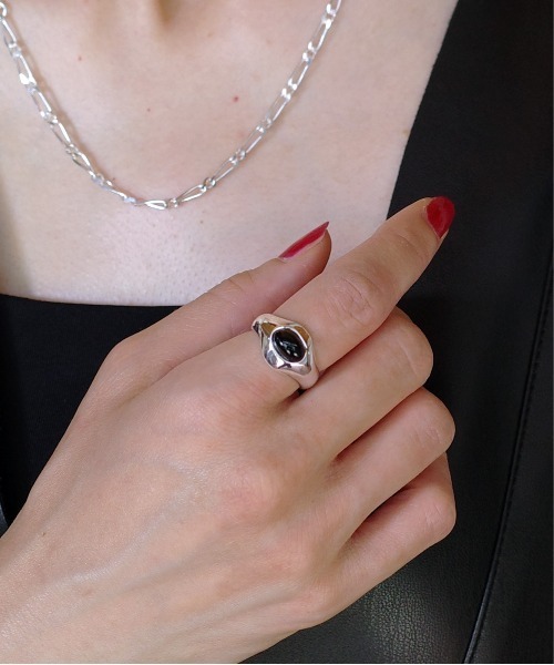 SIGNAL（シグナル）の「【SIGNAL/シグナル】Round Signet Ring / ラウンドシグネットリング（リング・レディース・ゴールド/シルバー・#11）」の11枚目の写真