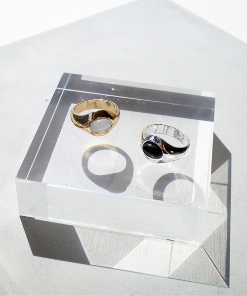 SIGNAL（シグナル）の「【SIGNAL/シグナル】Round Signet Ring / ラウンドシグネットリング（リング・レディース・ゴールド/シルバー・#11）」の14枚目の写真