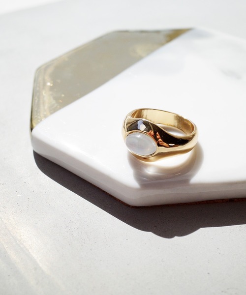 SIGNAL（シグナル）の「【SIGNAL/シグナル】Round Signet Ring / ラウンドシグネットリング（リング・レディース・ゴールド/シルバー・#11）」の18枚目の写真