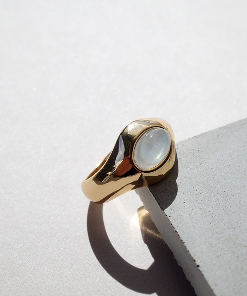 SIGNAL（シグナル）の「【SIGNAL/シグナル】Round Signet Ring / ラウンドシグネットリング（リング・レディース・ゴールド/シルバー・#11）」の16枚目の写真