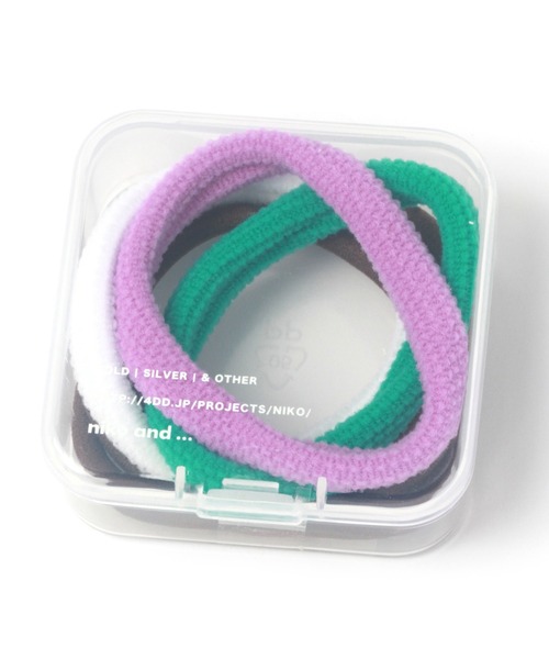 niko and...（ニコアンド）の「ケース入りヘアゴム/6本セット（ヘアゴム・レディース・その他1/その他2/その他3・0）」の2枚目の写真