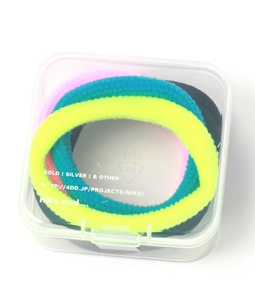niko and...（ニコアンド）の「ケース入りヘアゴム/6本セット（ヘアゴム・レディース・その他1/その他2/その他3・0）」の3枚目の写真