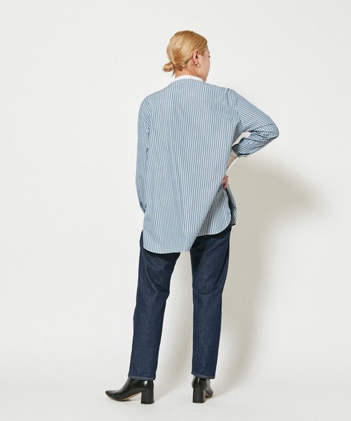 CIAOPANIC（チャオパニック）の「【SAKULA/サクラ】アンクル5ポケットインディゴデニムパンツ/WEB限定（デニムパンツ・レディース・インディゴブルー・30/28/26）」の10枚目の写真