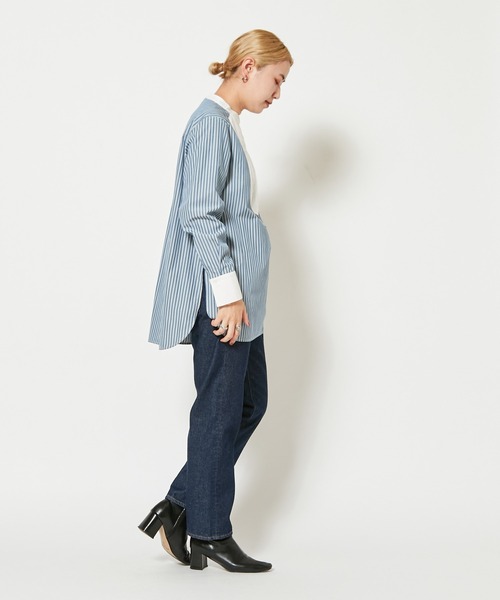 CIAOPANIC（チャオパニック）の「【SAKULA/サクラ】アンクル5ポケットインディゴデニムパンツ/WEB限定（デニムパンツ・レディース・インディゴブルー・30/28/26）」の13枚目の写真