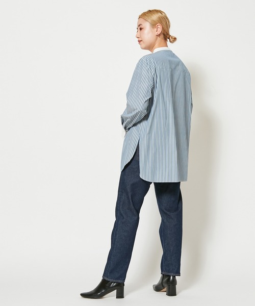 CIAOPANIC（チャオパニック）の「【SAKULA/サクラ】アンクル5ポケットインディゴデニムパンツ/WEB限定（デニムパンツ・レディース・インディゴブルー・30/28/26）」の11枚目の写真