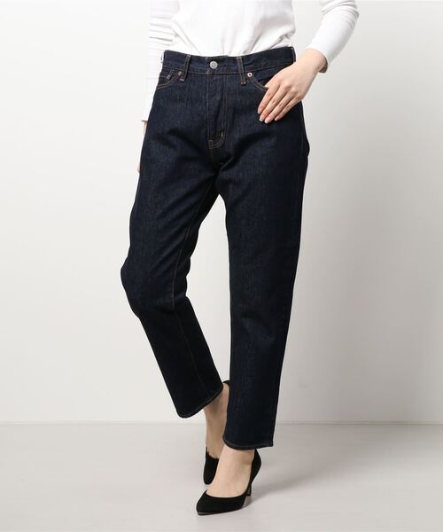 CIAOPANIC（チャオパニック）の「【SAKULA/サクラ】アンクル5ポケットインディゴデニムパンツ/WEB限定（デニムパンツ・レディース・インディゴブルー・30/28/26）」の4枚目の写真