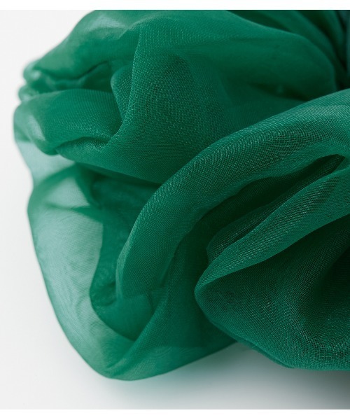 AZUL by moussy（アズールバイマウジー）の「MIX MATERIAL SHUSHU/ミックスマテリアルシュシュ（シュシュ・レディース・ベージュ/ダークグリーン/ブラック・FREE）」の16枚目の写真