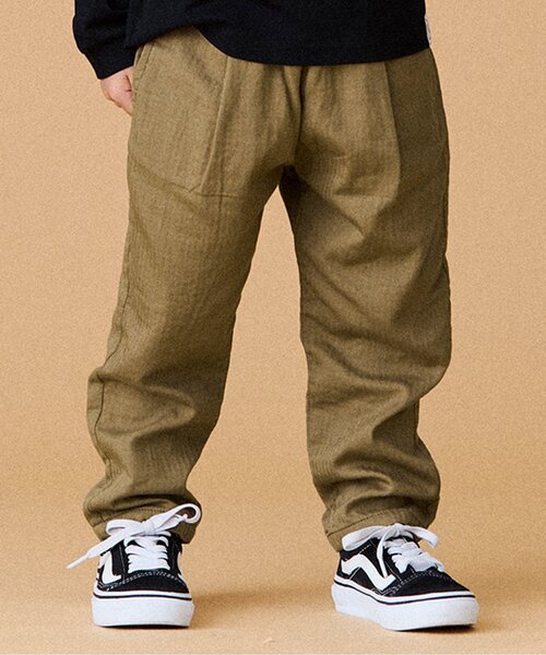 BREEZE（ブリーズ）の「WEB限定 シェフパンツ（その他パンツ・キッズ・カーキ/ネイビー/グレー/ゴールド/キャメル/カモフラージュ/インディゴブルー/ベージュ/ブラウン/ブラック/チャコール/ストライプ・120/130/100/110/140/80/90）」の6枚目の写真